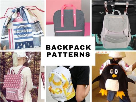 32+ Free Backpack Patterns To Sew ⋆ Hello Sewing