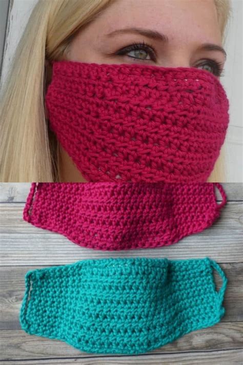 20 Easy to Make Crochet Face Mask Patterns - Crochet Life