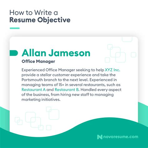 How To Write An Effective Objective For A