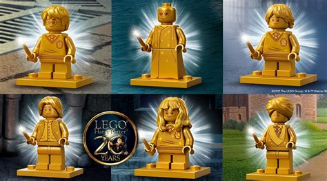 LEGO Harry Potter 20th Anniversary Golden Minifigures revealed! - Jay's ...