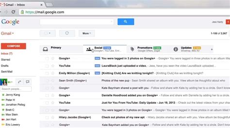 Gmail update on the way. Adds tabs to interface. | LiveatPC.com - Home ...