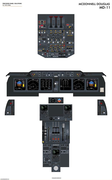 Mcdonnell Douglas MD11 Cockpit Familiarization Poster - Etsy