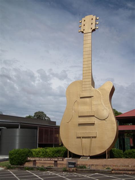 The Big Golden Guitar Tamworth, New South Wales | Guitar, New south ...