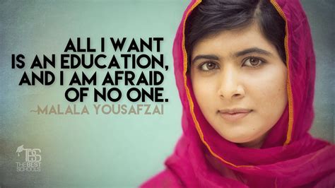 Malala Yousafzai on Being Afraid of No One | Malala yousafzai and ...