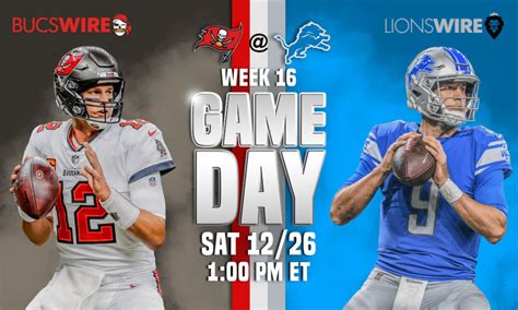 Everything you need to know: Detroit Lions v Tampa Bay Bucs in Week 16