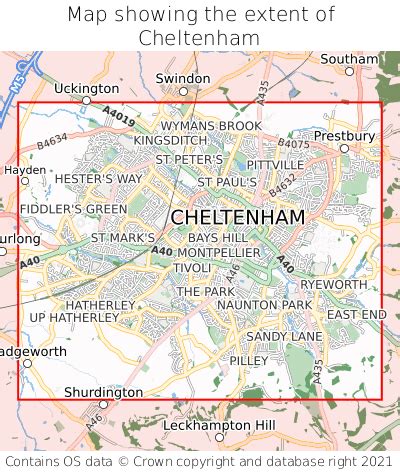 Where is Cheltenham? Cheltenham on a map