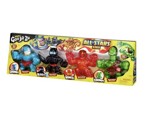 Buy Heroes of Goo JIT Zu All Stars - 4 Pack - Th, Pantard, Blazagon ...