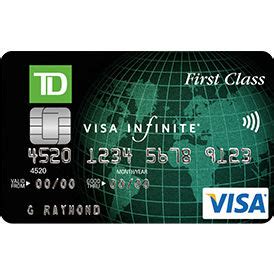 TD Canada Trust First Class Travel Infinite Visa Credit Card | Reviews