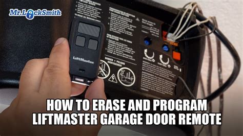 Connecting Liftmaster Garage Door Opener