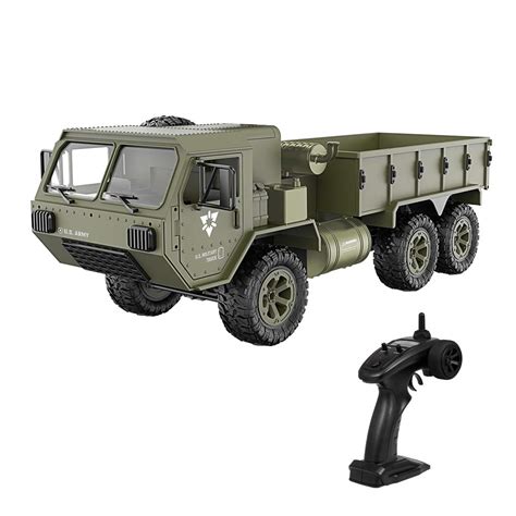 Buy GoolRC RC Truck, 1:12 Scale 6WD Remote Control Car, 2.4GHz Army ...