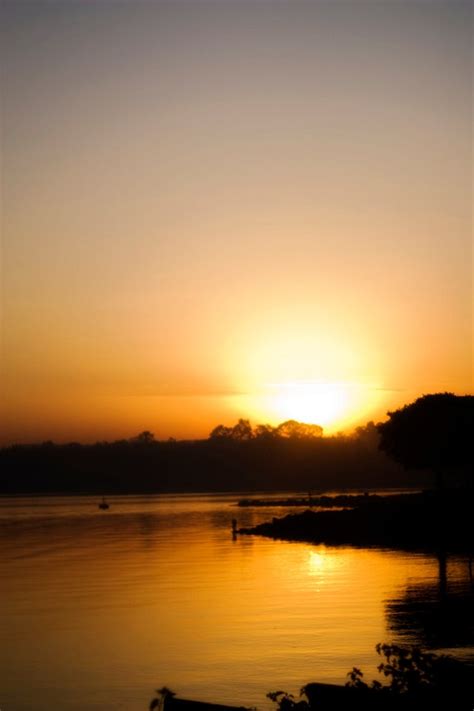 Sunset on Lake Tana Full Color Original Photograph