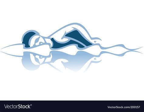 Swimmer Royalty Free Vector Image - VectorStock