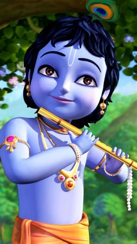 Top 119+ Lord krishna cartoon hd wallpapers - Thejungledrummer.com