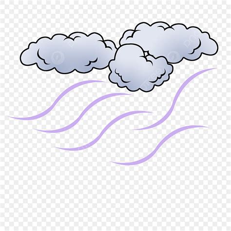 Windy Weather PNG Picture, Cartoon Windy Weather Illustration, Windy ...