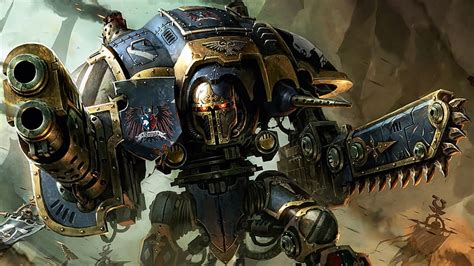 Imperial knight, war hammer 40k, artwork, Games, HD wallpaper | Peakpx