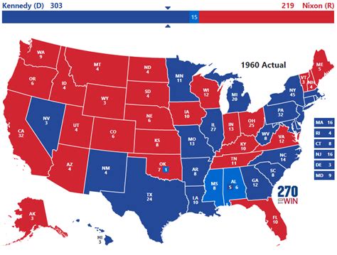 Presidential Election of 1960 - 270toWin