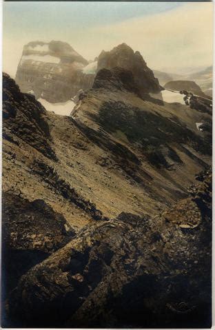 Grinnell Mountain from the "Garden Wall," Glacier National Park - OHS ...