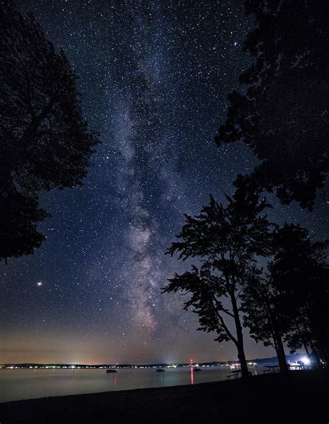 North Higgins Lake State Park Milky Way Photograph by Ron Wiltse - Pixels