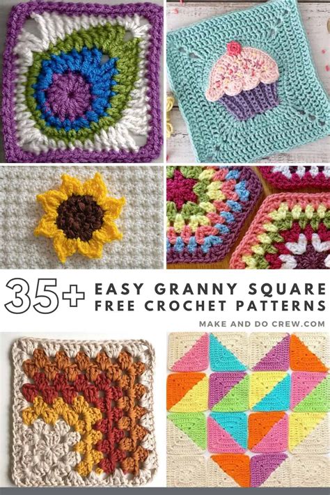 36 Unique Granny Square Patterns + (Tips for the Perfect Square)