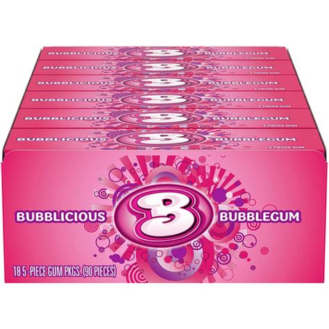 Bubblicious Bubble Gum 8/18 ct | licantrade