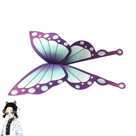 Kimetsu no Yaiba Cosplay - Shinobu Kocho Butterfly Hair Clip Official ...