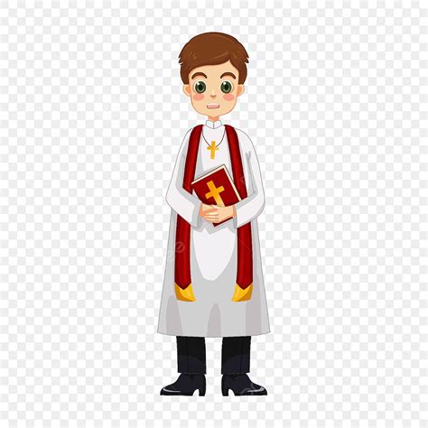 Hands Holding Bible Clipart Transparent PNG Hd, Priest Holding Bible In ...