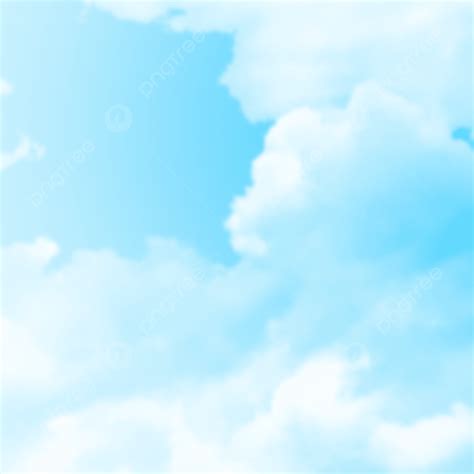 Fundo De Céu Azul Nuvem Realista, Sky Cloud Background, Blue Sky ...