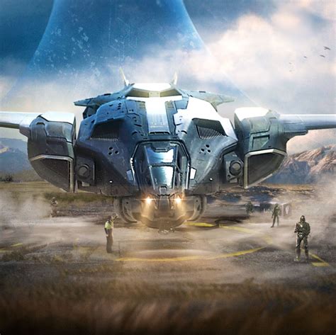 Pelican Landing, Victor Santos | Halo ships, Halo armor, Concept ships