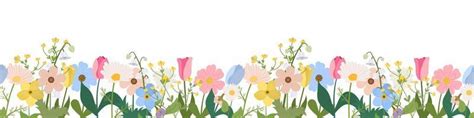 Flower Border Clipart Free