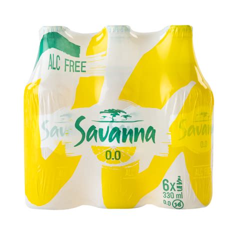 Savanna Alcohol Free Cider 6 x 330 ml bottles | Woolworths.co.za