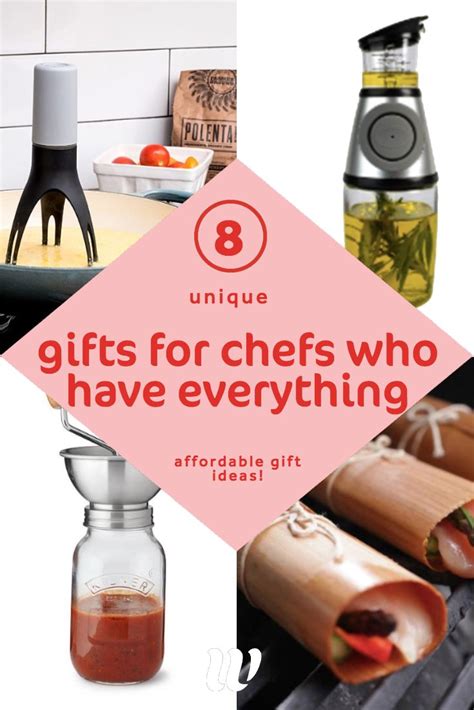 8 Awesome Gifts for Chefs Who Have Everything | Chef gifts, Culinary ...