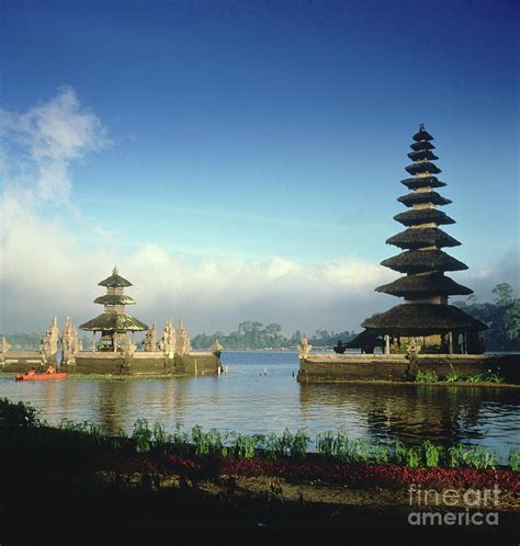 The Water Temple On Lake Bratan Photograph by - Fine Art America