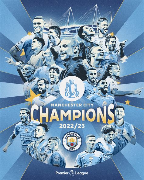 Manchester City Premier League Champions 2023 Wallpapers - Wallpaper Cave