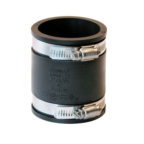 2 Inch PVC Flexible Coupling Fernco - Drain-Net