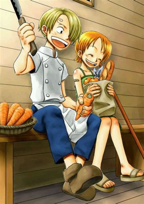 One Piece Wallpaper Sanji Cute Nami