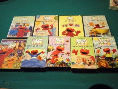 Elmo Sesame Street Elmo's World DVD VHS 9 Video Lot** | #199340480