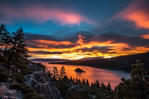 Sunrise on Emerald Bay - Lake Tahoe | Emerald bay lake tahoe, Lake ...