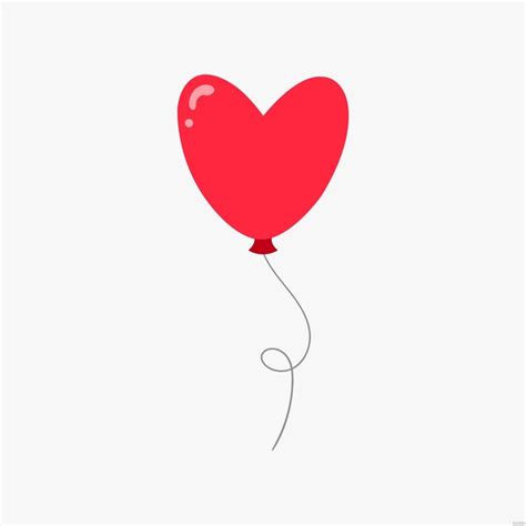 Heart Balloon Clipart in Illustrator, SVG, JPG, EPS, PNG - Download ...