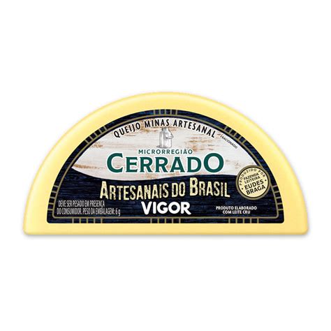 Queijo Minas Artesanal Cerrado Vigor Fracionado 540g - Paulistão Atacadista