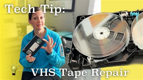 How to Repair a VHS Tape - YouTube