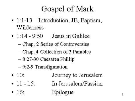 Gospel of Mark