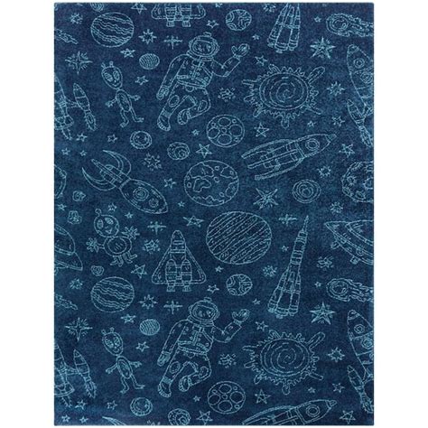 BALTA Space Rockets Blue 4 ft. x 6 ft. Area Rug 3005518 - The Home Depot