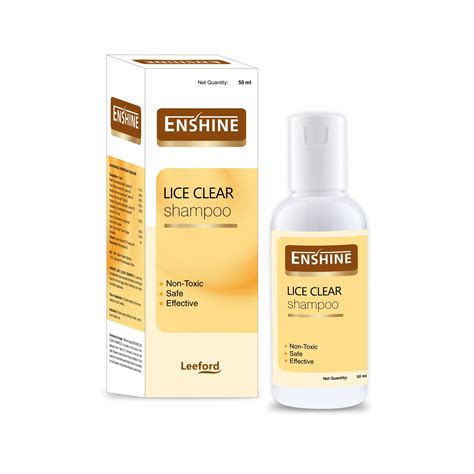 Buy Enshine Lice Clear Shampoo with Neem, Anti-Lice Shampoo - 50ml