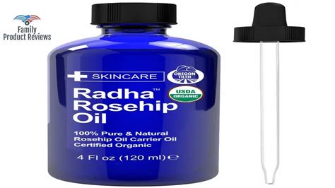 Radha Beauty Rosehip Oil USDA Certified Organic 4 oz. - 100 Pure & Cold ...