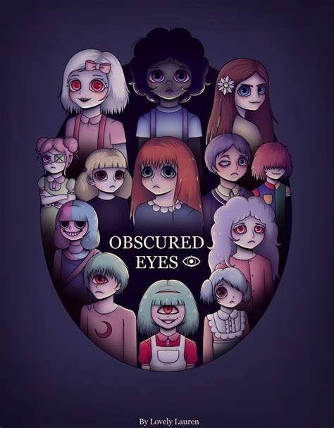 Obscured Eyes poster(outdated) by LovelyLaurenArts on DeviantArt