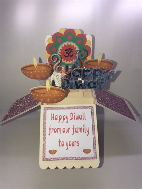 Diwali Card Pop up Box Card Happy Diwali - Etsy UK