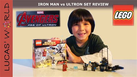 LEGO Avengers Iron Man vs Ultron Play Set Review - YouTube