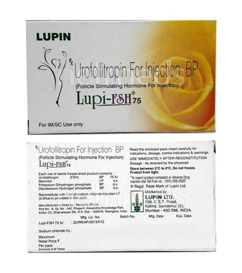 Lupi Fsh 75mg Injection 1'S : Price, Uses, Side Effects | Netmeds