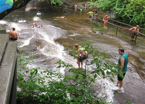 Sliding Rock Waterfall, North Carolina