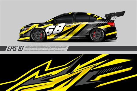 10 Race Car Wrap Design Bundle EPS 10 Graphic by Blackwrapz · Creative ...